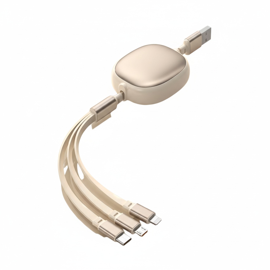 3-in-1 Retractable Charging Cable