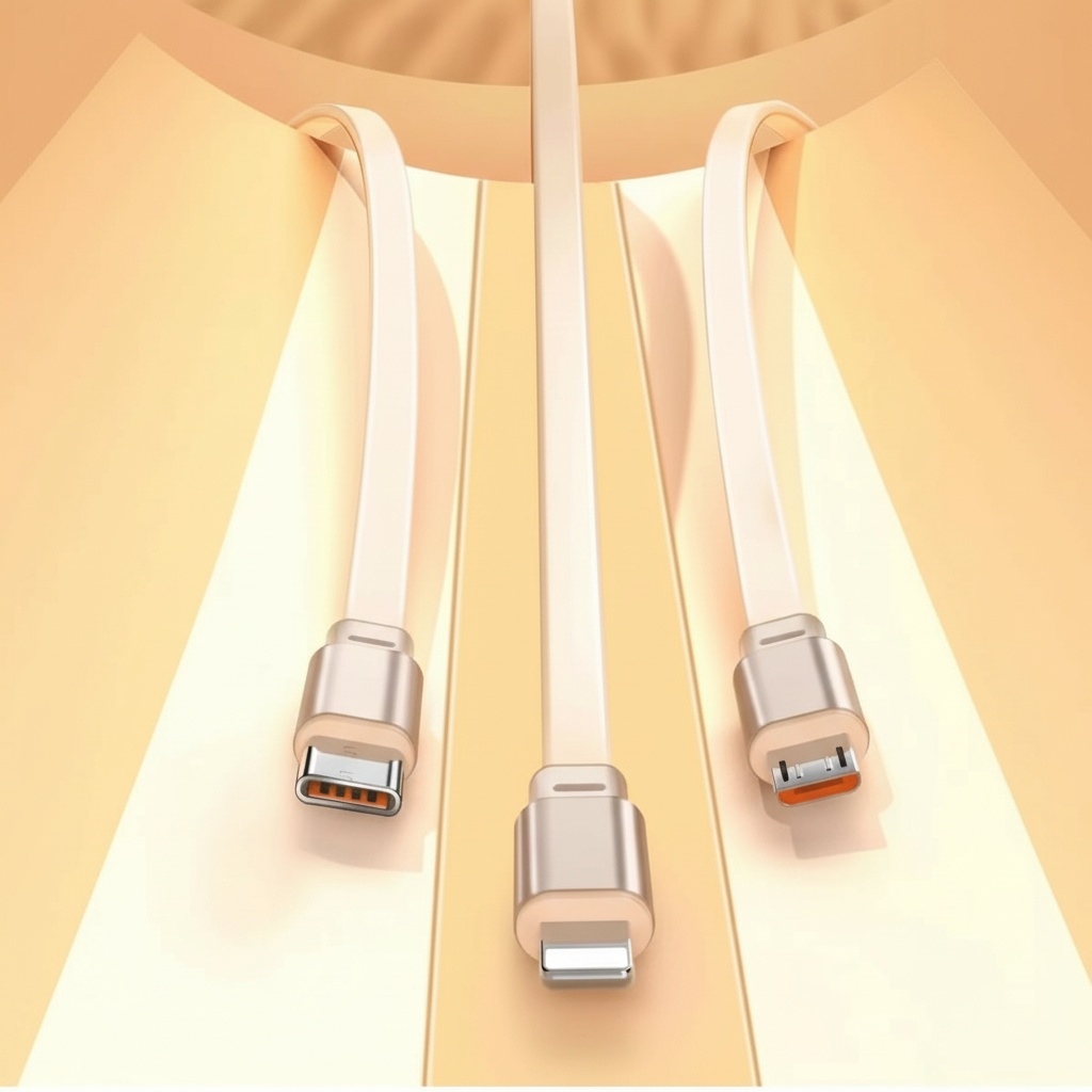 3-in-1 Retractable Charging Cable