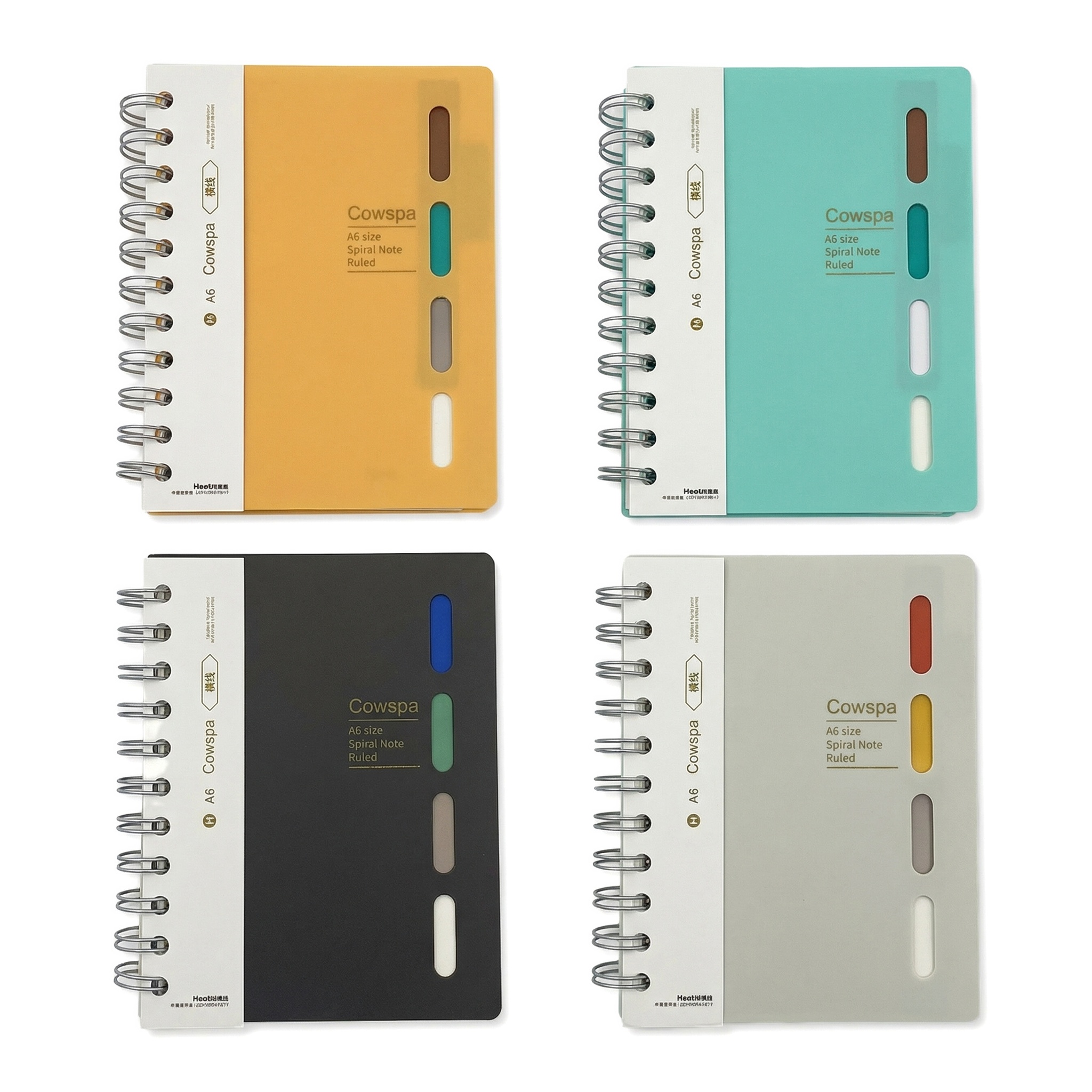 ColorTab A6 Spiral Notebook